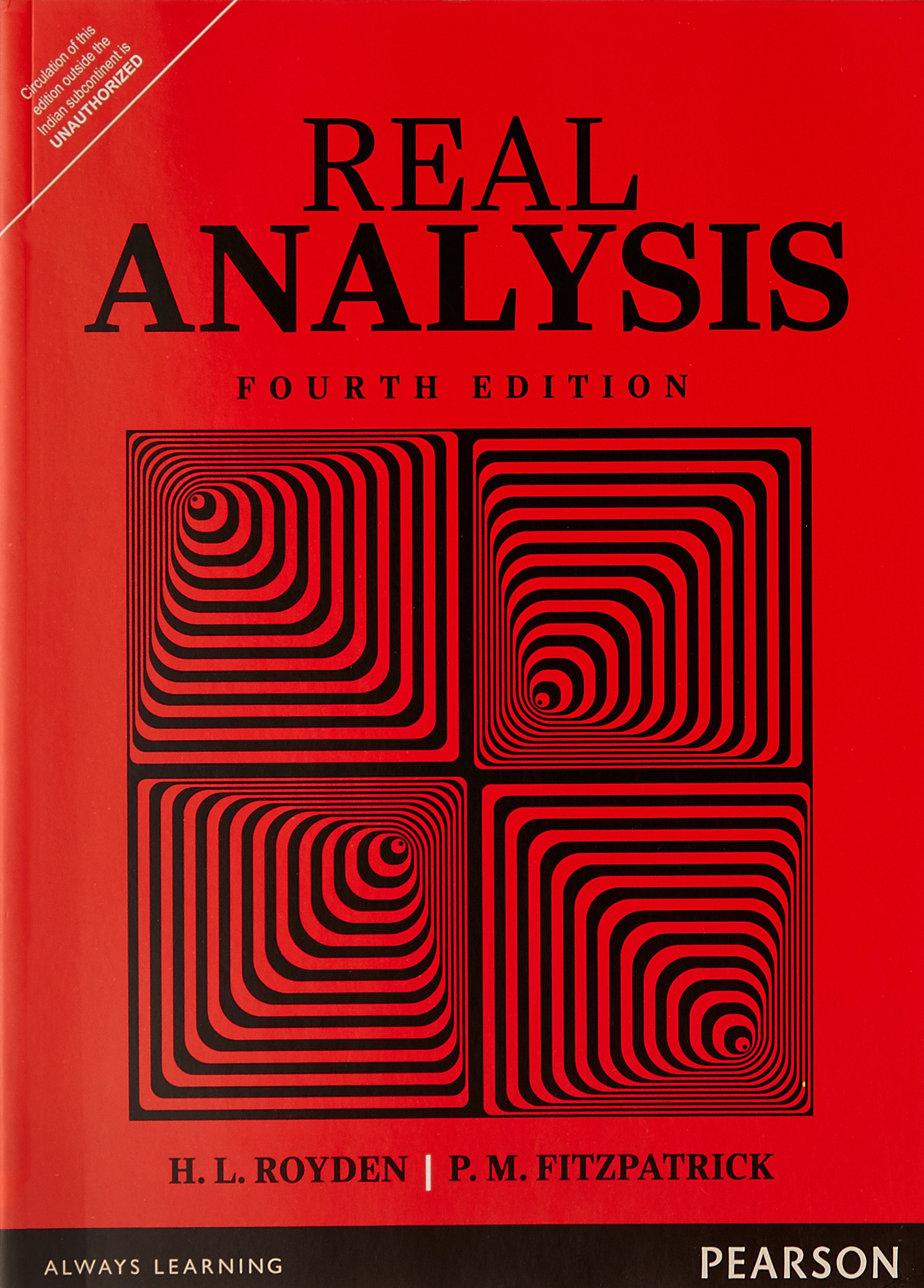 Real Analysis 4e cover